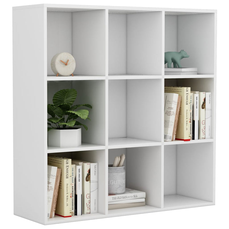 Book Cabinet White 98x29x97.5 cm Engineered Wood Payday Deals