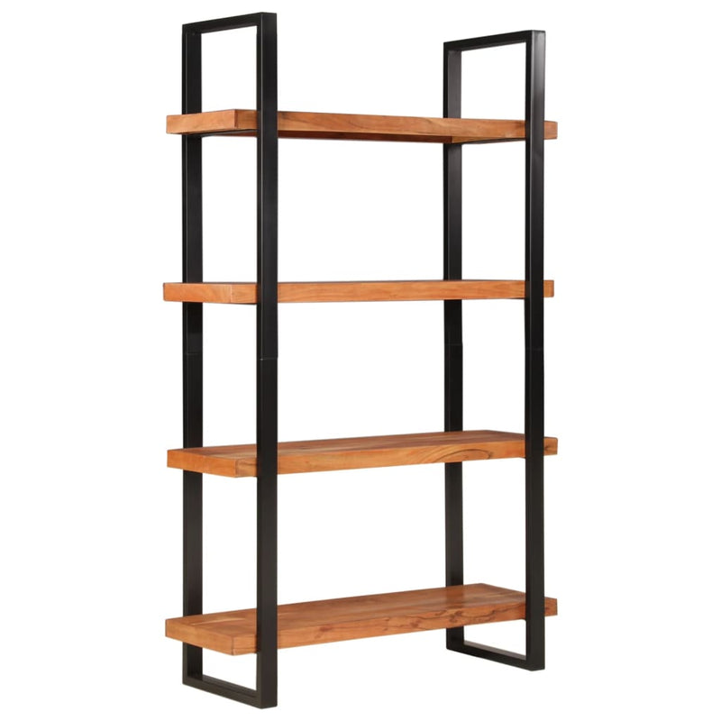 Bookcase 4-Tier 110x40x180 cm Solid Wood Acacia and Iron Payday Deals