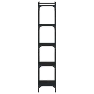Bookcase 5-Tier Black 40x30x154 cm Engineered Wood Payday Deals