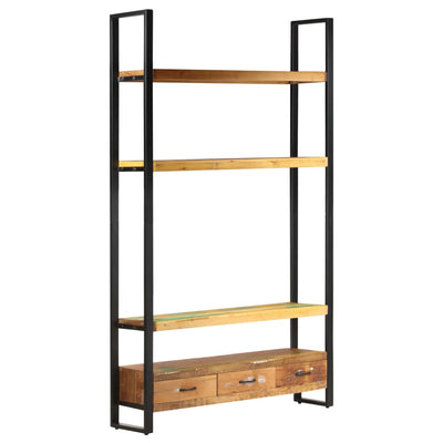 Bookshelf 118x30x200 cm Solid Reclaimed Wood Payday Deals