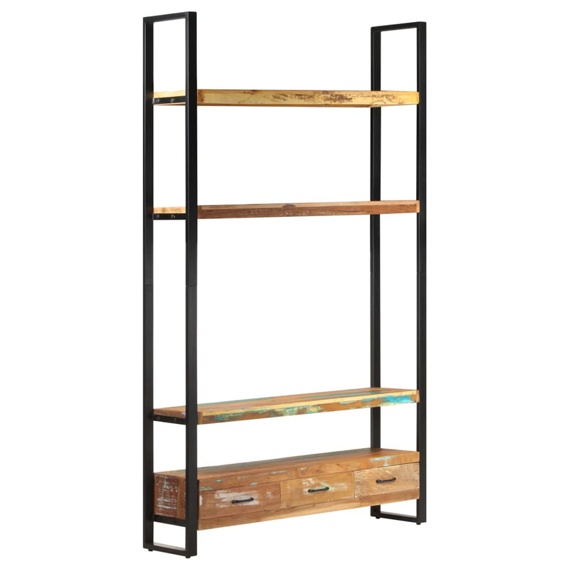 Bookshelf 118x30x200 cm Solid Reclaimed Wood Payday Deals