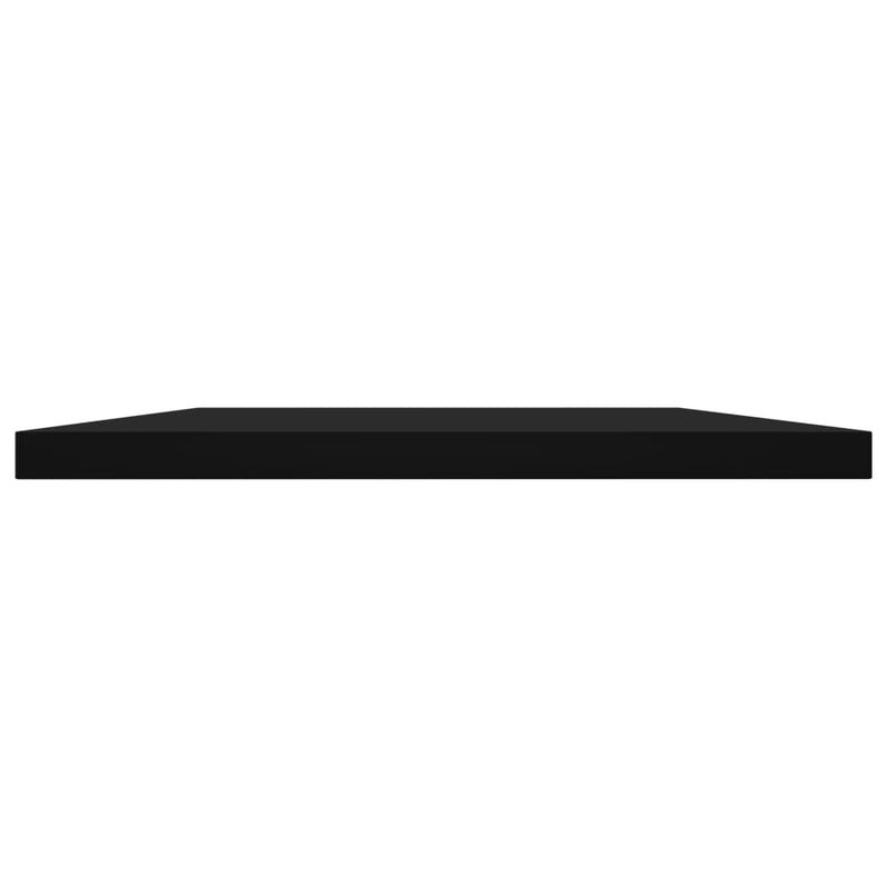 Bookshelf Boards 4 pcs Black 100x30x1.5 cm Engineered Wood Payday Deals