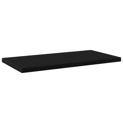 Bookshelf Boards 4 pcs Black 40x20x1.5 cm Engineered Wood Payday Deals