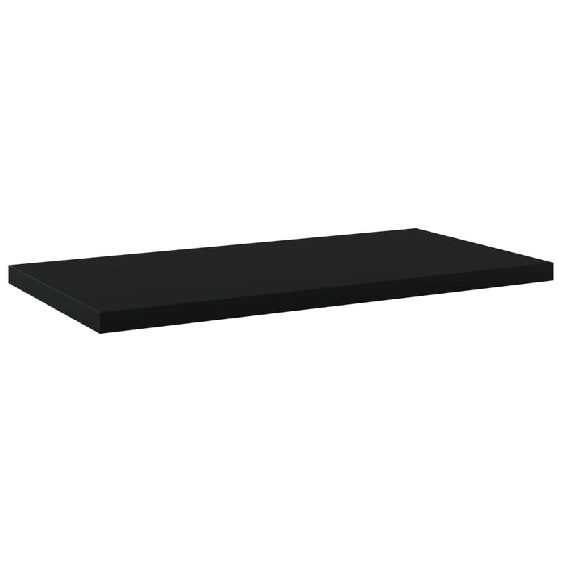 Bookshelf Boards 4 pcs Black 40x20x1.5 cm Engineered Wood Payday Deals