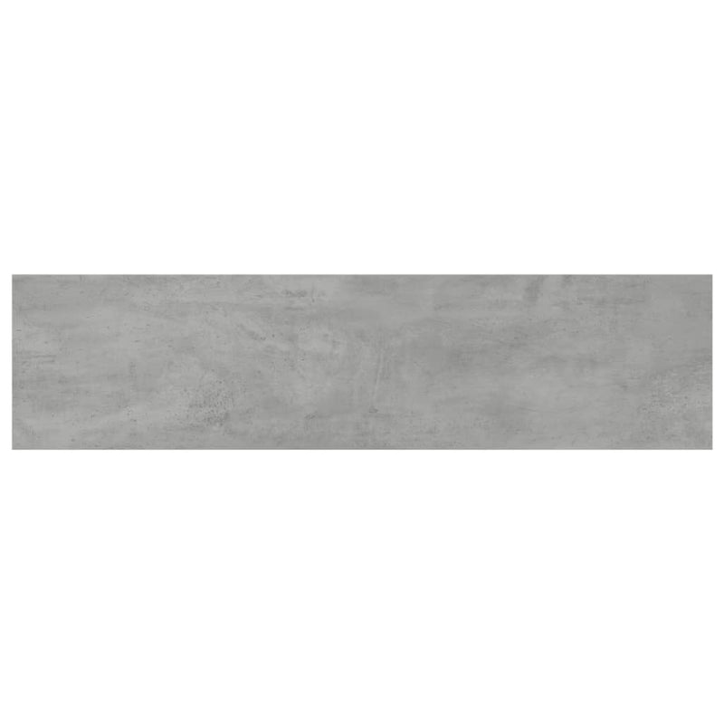 Bookshelf Boards 4 pcs Concrete Grey 80x20x1.5 cm Chipboard Payday Deals