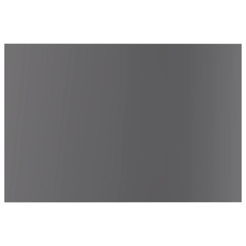 Bookshelf Boards 4 pcs High Gloss Grey 60x40x1.5 cm Engineered Wood Payday Deals