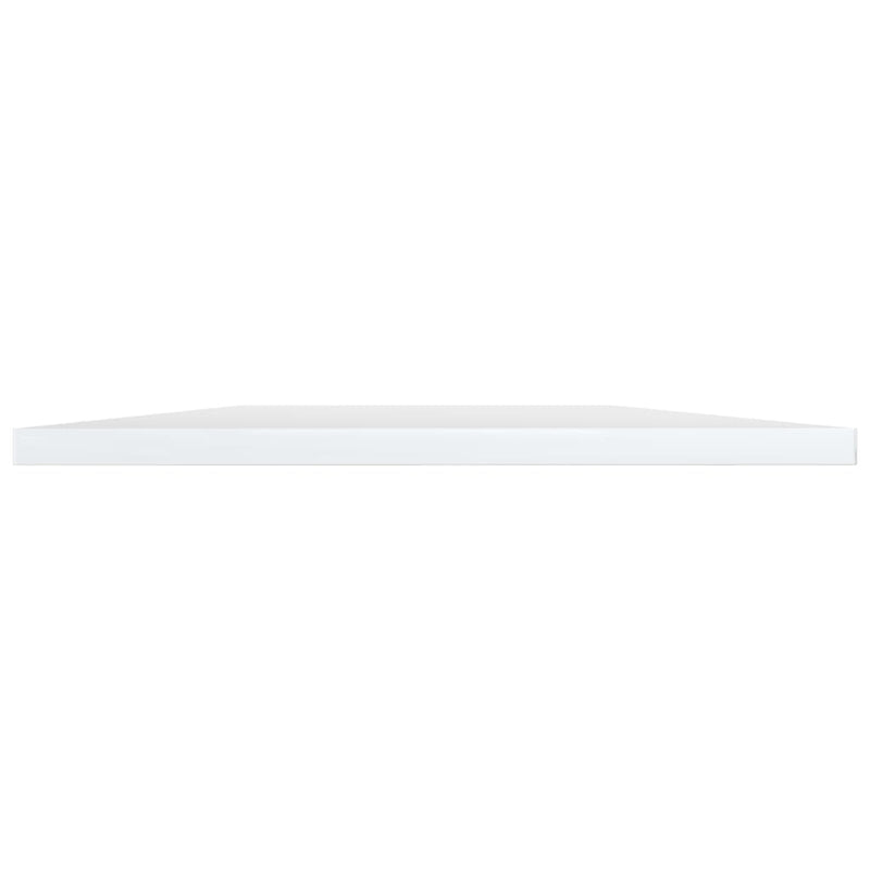 Bookshelf Boards 4 pcs High Gloss White 100x30x1.5 cm Engineered Wood Payday Deals