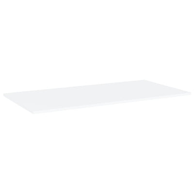 Bookshelf Boards 4 pcs White 80x20x1.5 cm Engineered Wood Payday Deals