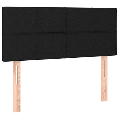 Box Spring Bed with Mattress Black 106x203 cm King Single Size Fabric Payday Deals