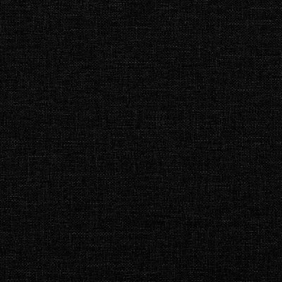Box Spring Bed with Mattress Black King Single Fabric Payday Deals