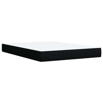 Box Spring Bed with Mattress Black Queen Fabric Payday Deals