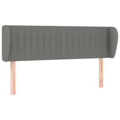 Box Spring Bed with Mattress Dark Grey 137x187 cm Double Size Fabric Payday Deals