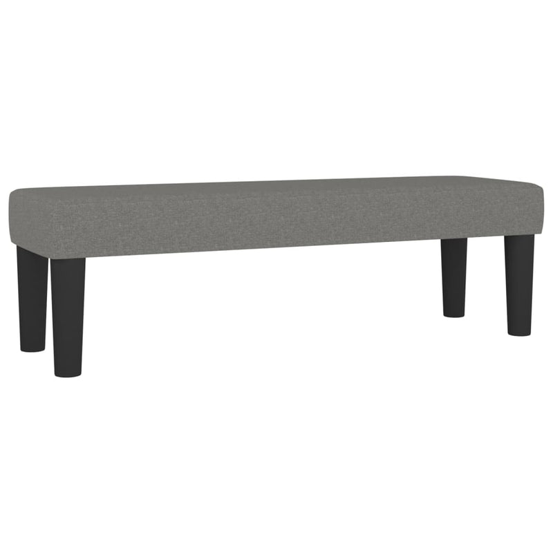 Box Spring Bed with Mattress Dark Grey 137x187 cm Double Size Fabric Payday Deals