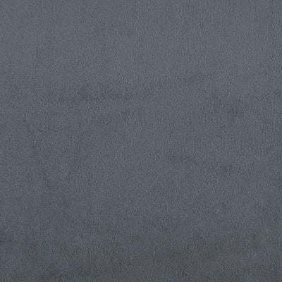 Box Spring Bed with Mattress Dark Grey Double Velvet Payday Deals