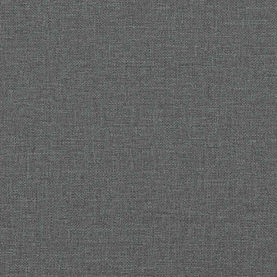Box Spring Bed with Mattress Dark Grey King Single Fabric Payday Deals