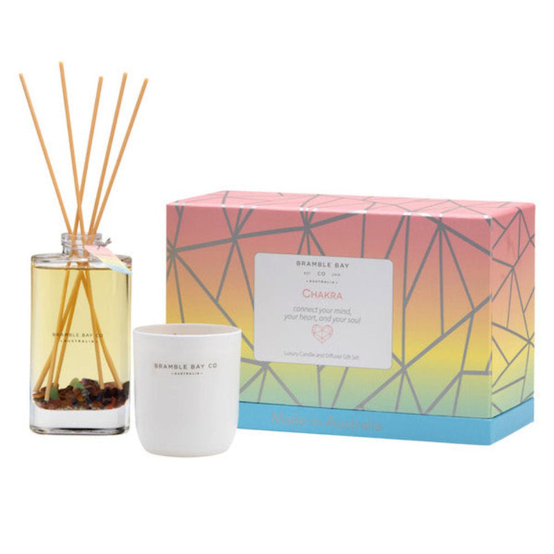 Bramble Bay Diffuser Candle Giftbox Crystal Infusion Collection Lotus Payday Deals
