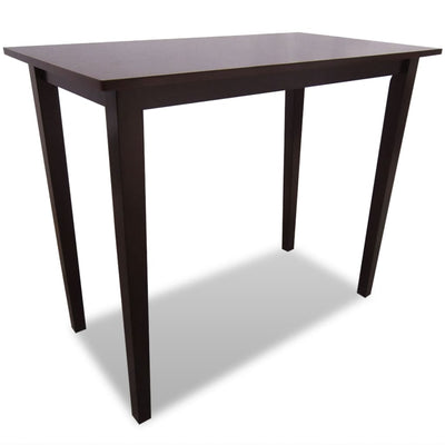 Brown Wooden Bar Table and 4 Bar Chairs Set Payday Deals