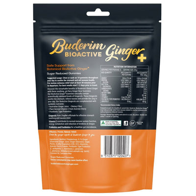 Buderim Ginger Bioactive Ginger Plus Gummie Bears 150gm Payday Deals