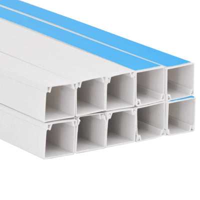 Cable Trunking Self-Adhesive 15x10 mm 10 m PVC Payday Deals