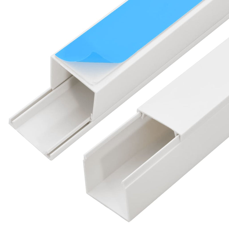 Cable Trunking Self-Adhesive 15x10 mm 10 m PVC Payday Deals