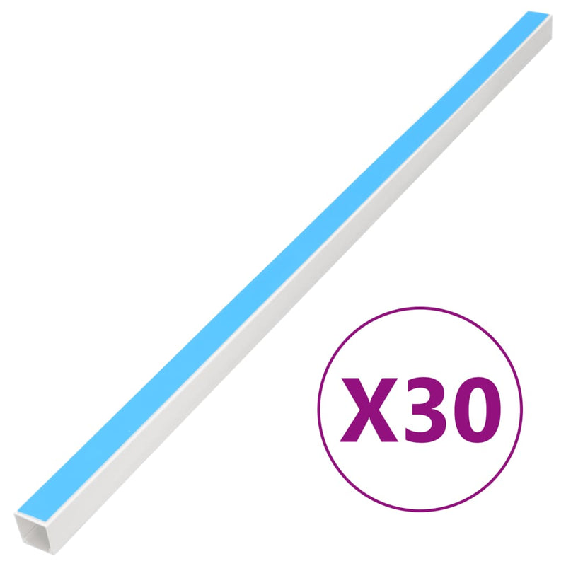 Cable Trunking Self-Adhesive 25x16 mm 30 m PVC Payday Deals