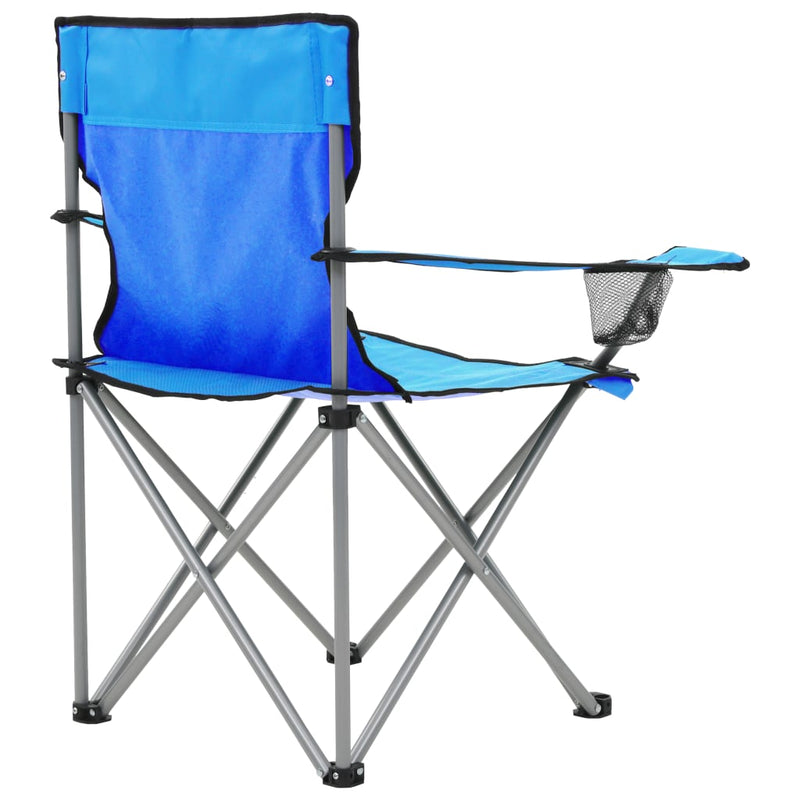 Camping Table and Chair Set 3 Pieces Blue Payday Deals