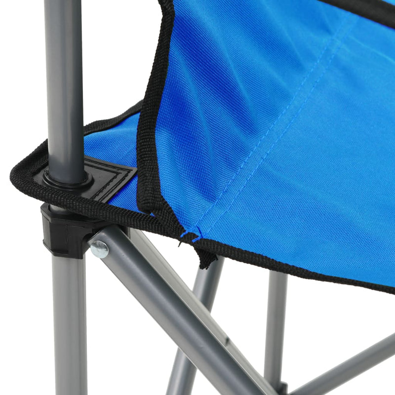 Camping Table and Chair Set 3 Pieces Blue Payday Deals