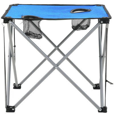 Camping Table and Chair Set 3 Pieces Blue Payday Deals