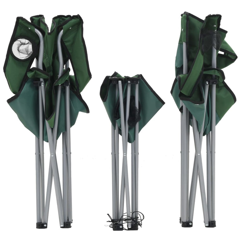 Camping Table and Chair Set 3 Pieces Green Payday Deals