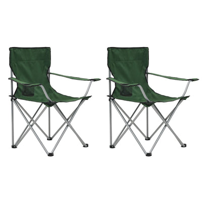 Camping Table and Chair Set 3 Pieces Green Payday Deals