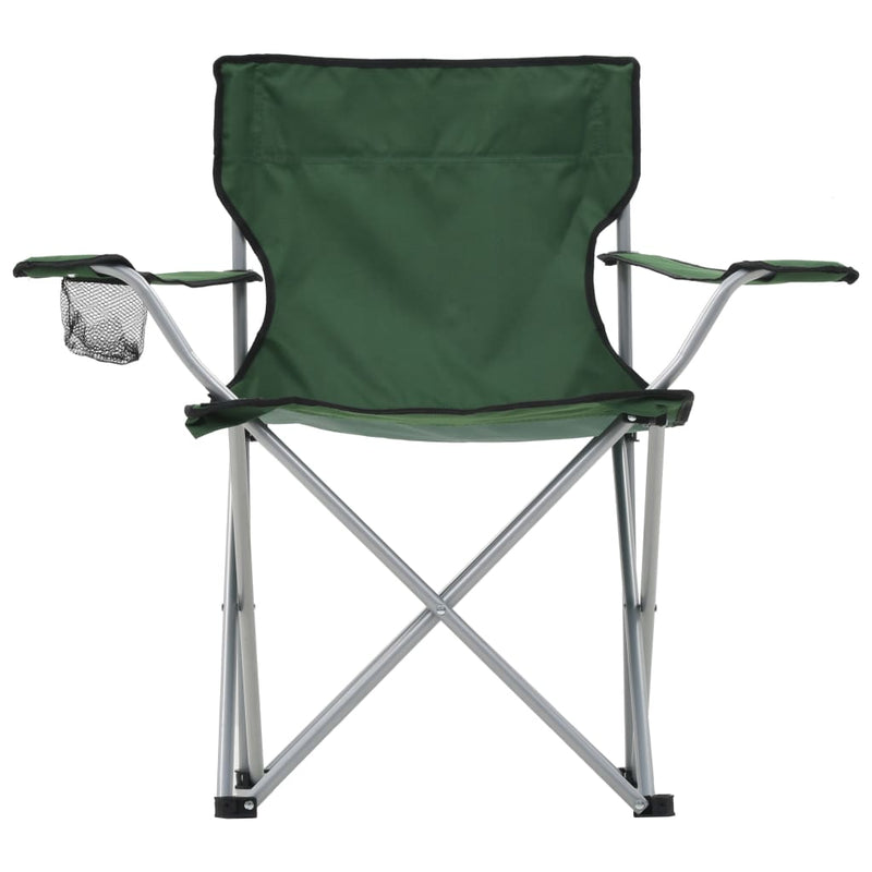 Camping Table and Chair Set 3 Pieces Green Payday Deals