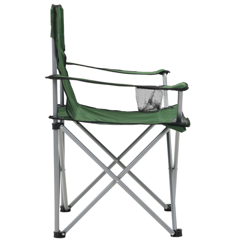 Camping Table and Chair Set 3 Pieces Green Payday Deals
