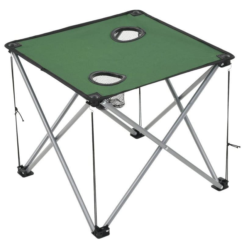 Camping Table and Chair Set 3 Pieces Green Payday Deals