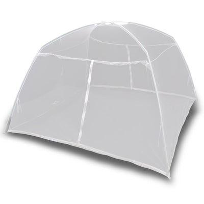 Camping Tent 200x120x130 cm Fiberglass White Payday Deals