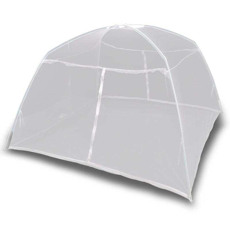 Camping Tent 200x120x130 cm Fiberglass White Payday Deals