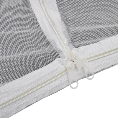 Camping Tent 200x120x130 cm Fiberglass White Payday Deals