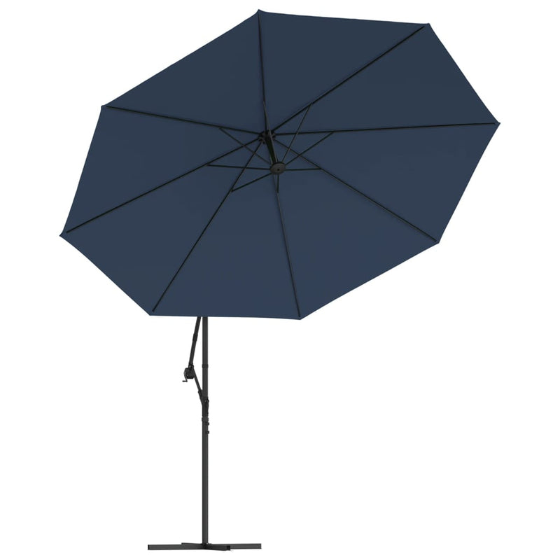 Cantilever Garden Parasol 3.5 m Blue Payday Deals