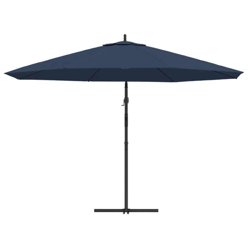 Cantilever Garden Parasol 3.5 m Blue Payday Deals