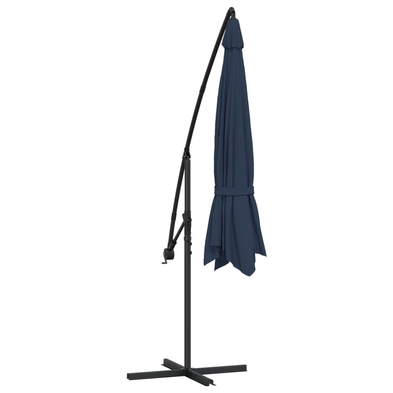 Cantilever Garden Parasol 3.5 m Blue Payday Deals