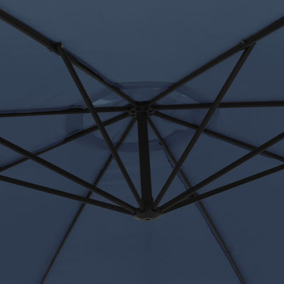 Cantilever Garden Parasol 3.5 m Blue Payday Deals