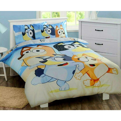 Caprice Bluey Fun Reversible Licensed Quilt Cover Set Double Payday Deals