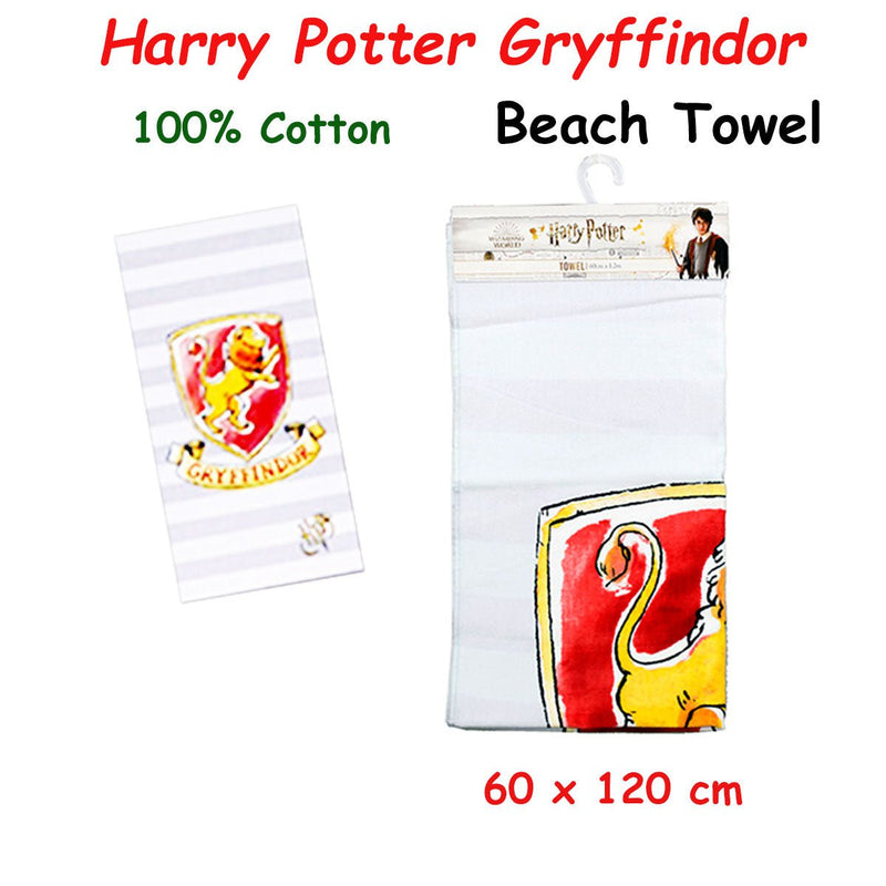 Caprice Harry Potter Gryffindor Cotton Beach Licensed Towel 60 x 120 cm Payday Deals