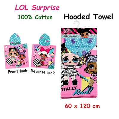 Caprice LOL Surprise Cotton Hooded Licensed Towel 60 x 120 cm Payday Deals