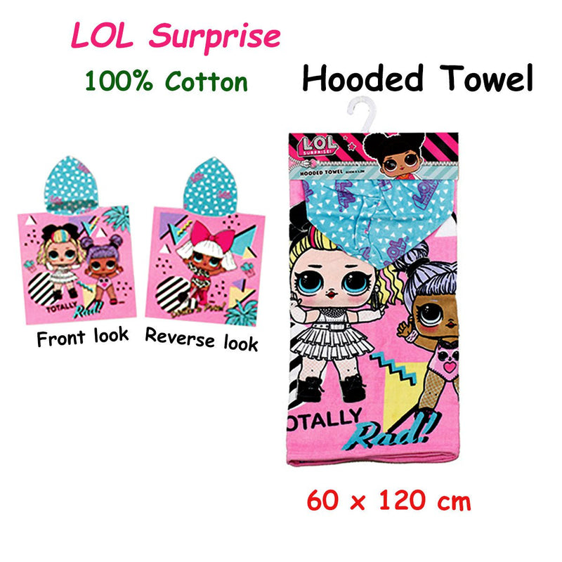 Caprice LOL Surprise Cotton Hooded Licensed Towel 60 x 120 cm Payday Deals