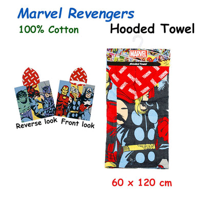 Caprice Marvel Revengers Cotton Hooded Licensed Towel 60 x 120 cm Payday Deals