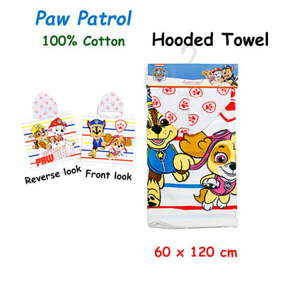 Caprice Paw Patrol Cotton Hooded Licensed Towel 60 x 120 cm Payday Deals