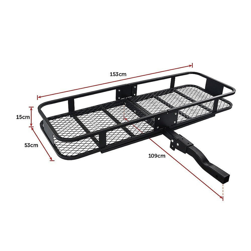 Car Luggage Basket Trailer Hitch Cargo Carrier Payday Deals