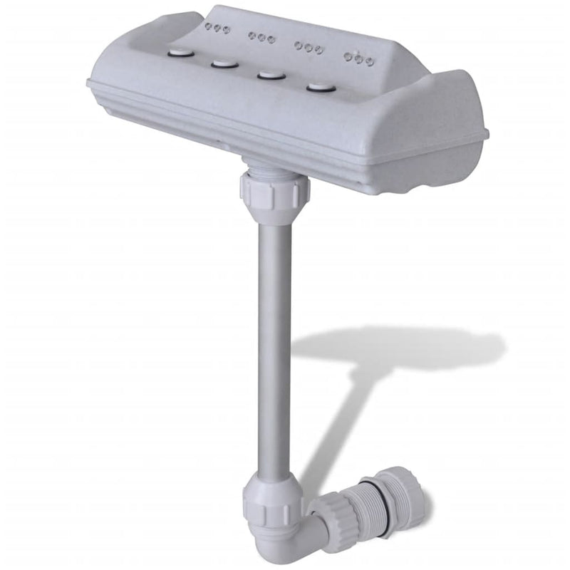Cascade Waterfall Swimming Pool Fountain with LED Lights Payday Deals