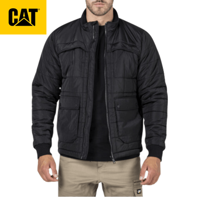 CAT Men's Terrain Winter Warm Jacket Caterpillar - Black Payday Deals