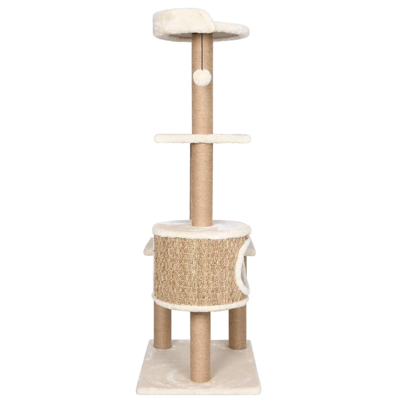 Cat Tree with Scratching Post 123cm Seagrass Payday Deals